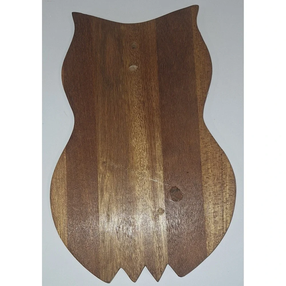 owl cutting decor charcuterie board
